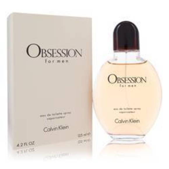 Obsession Men 4 Oz  Eau De Toilette Spray By Calvin Klein - Picture 1 of 1